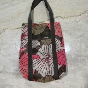 Old Navy Floral Pink Mesh Tote Bag